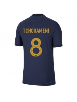 Billige Frankrike Aurelien Tchouameni #8 Hjemmedrakt VM 2022 Kortermet